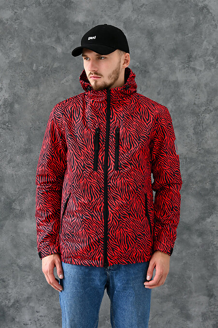 Windbreaker MAD CAMO I red 1/21. Outerwear. Color: red. #8011290