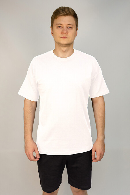 Męska koszulka. T-shirty. Kolor: biały. #8035290