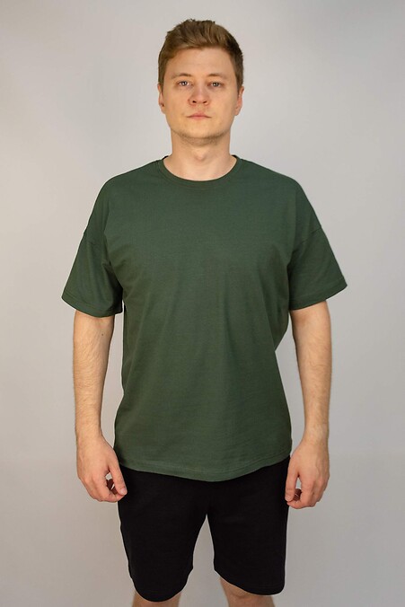 Men's T-shirt. T-shirts. Color: green. #8035294