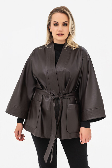 Cardigan SQUARE Dark Brown - #3044295