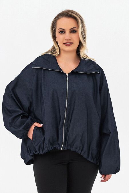 SANA Blue Bomber Jacket - #3044299