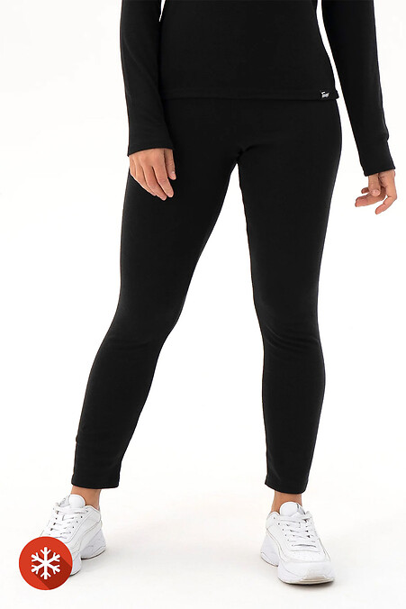 Women's Warm Leggings Leggings 3 Black - #8034299