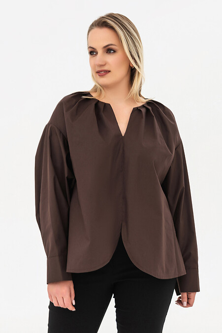 MIA Brown Blouse - #3044312