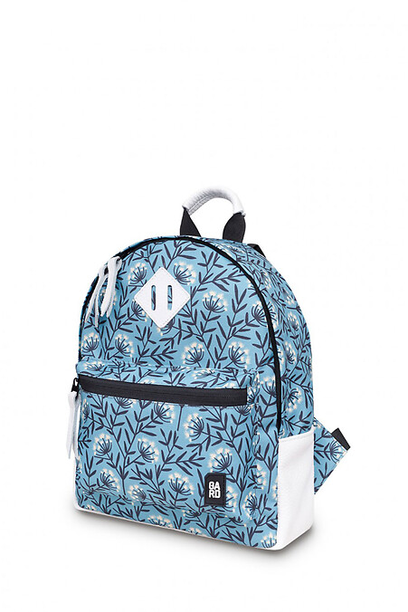 Женский рюкзак RAIN | синие одуванчики 4/20. Рюкзаки. Цвет: синий. #8011314