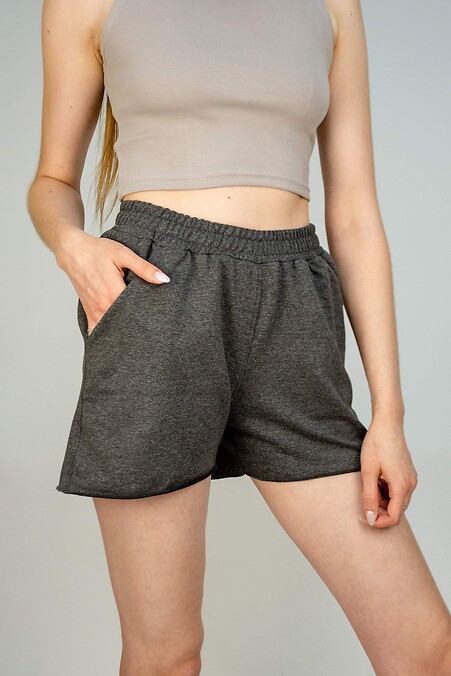 Damen-Shorts. Kurze Hose. Farbe: grau. #8035316