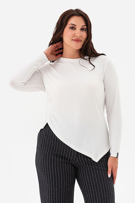 Лонгслів LONG молочний - #3043317