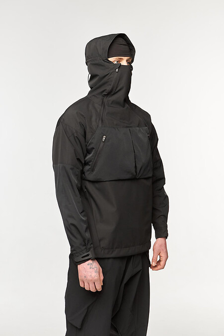 Schwarzer Anorak für Herren - #8037324