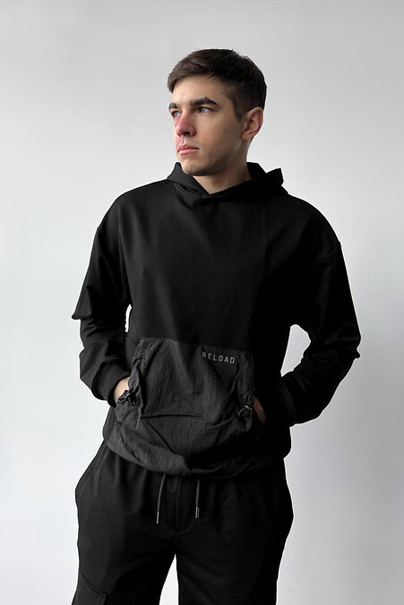 Hoodie RELOAD - Ghost, black. Sweatshirts, sweatshirts. Color: black. #8031335