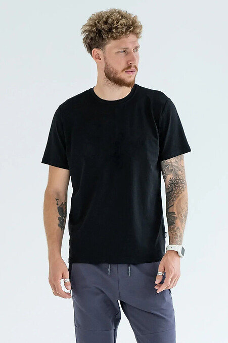 Men's T-shirt "Basic" Black - #8034338