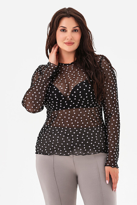 HEART Longsleeve Schwarz und Weiß - #3043340