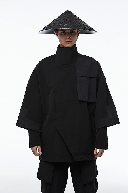 Schwarzer Herrenkimono - #8037346