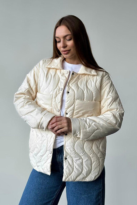 Women's jacket Reload - Liberia, dairy. Outerwear. Color: beige. #8031349