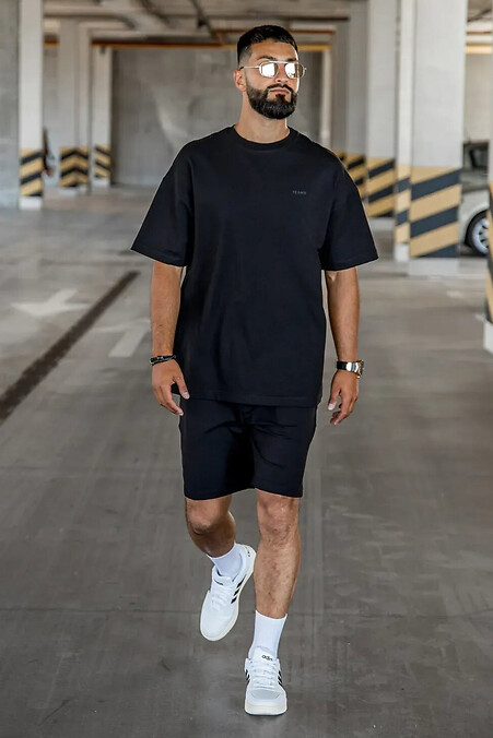 Men's OVERSIZE Lite summer suit Black - #8034351