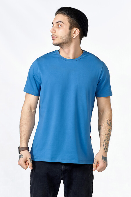 Koszulka LUKSUS. T-shirty. Kolor: niebieski. #8000354