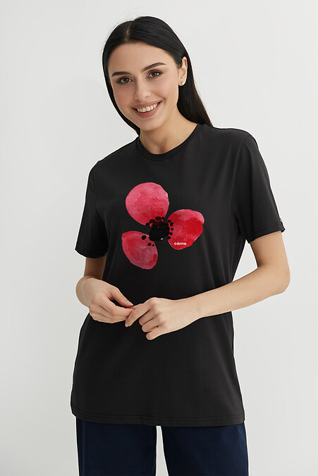 Czarna koszulka "Mac" - #9001354
