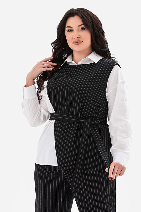 Kamizelka KERY. Żakiety i kardigany. Kolor: czarny. #3043355