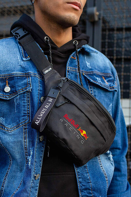 Herren Banana Umhängetasche mit RedBull Print Schwarz - #8055362