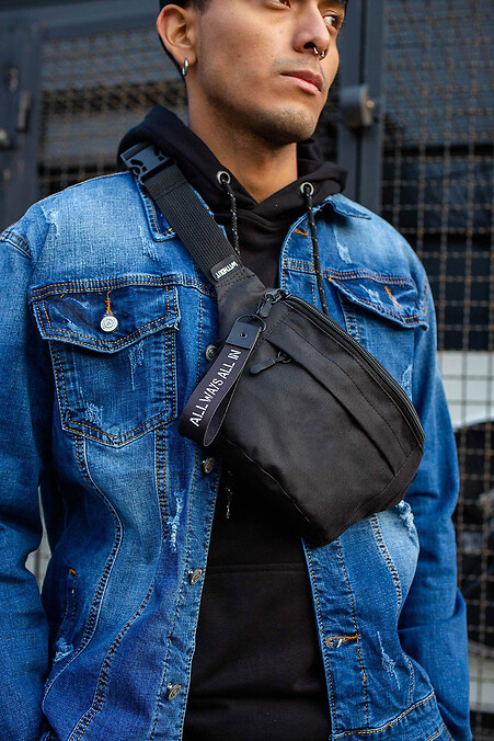 Herren Banana Bag Umhängetasche Basic Schwarz - #8055374