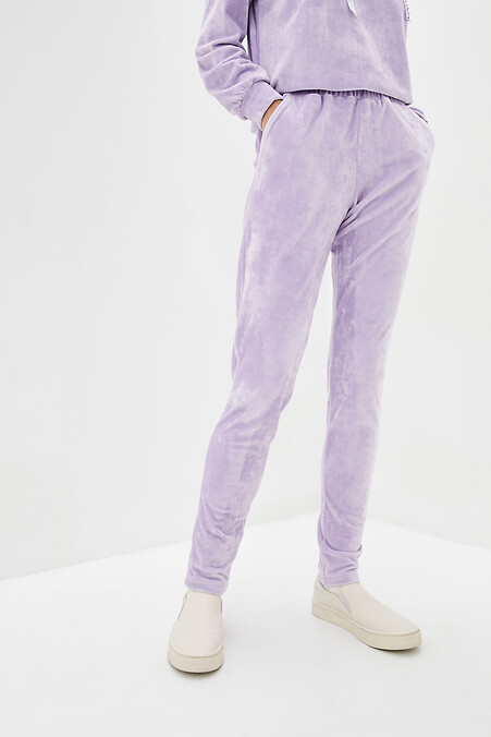 Trousers TEODORA 2. Trousers, pants. Color: purple. #3037375