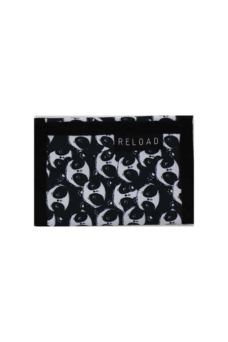 Reload wallet - Print, Panda. Wallets, Cosmetic bags. Color: black. #8031381