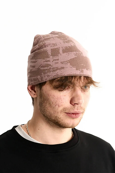 Czapka unisex Noise beżowa - #8043383