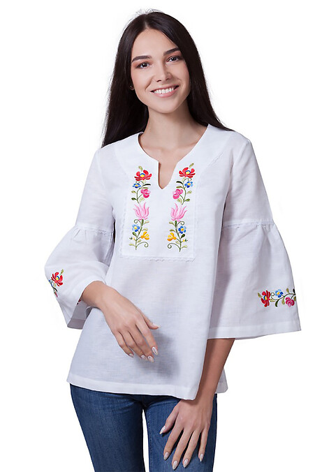 Embroidered women's blouse - #2012384