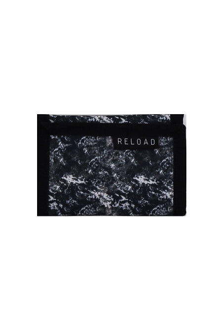 Reload wallet - Print, Tie-dye Black. Wallets, Cosmetic bags. Color: gray. #8031384