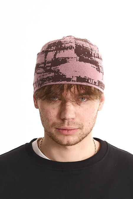 Czapka unisex Noise różowa - #8043386