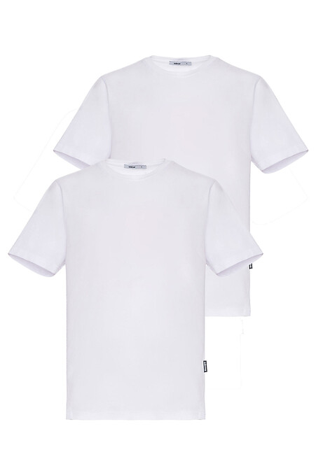 Комплект 2-х базових футболок. Футболки, майки. Колір: білий. #9001388