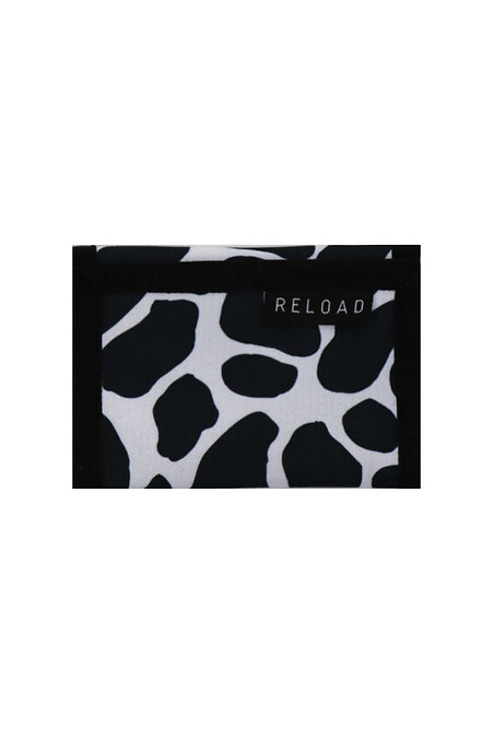 Reload wallet - Print, Cow. Wallets, Cosmetic bags. Color: black. #8031391