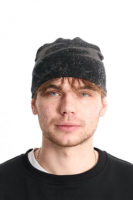 Czapka unisex Trbl czarno-szara - #8043392