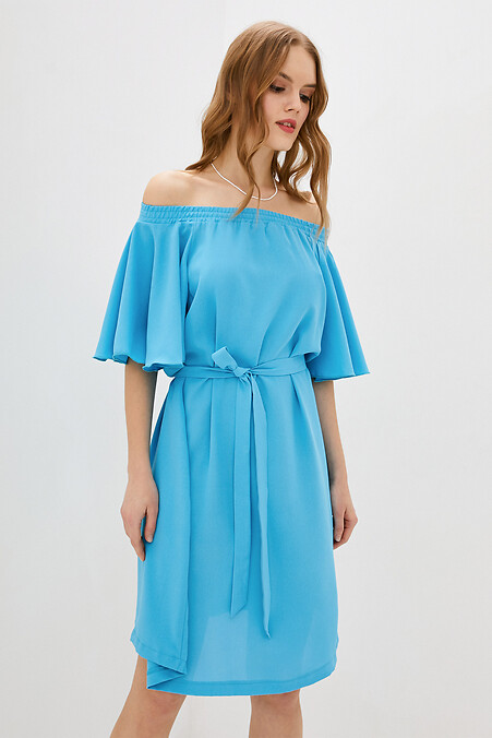 Dress ESTEL. Dresses. Color: blue. #3038402