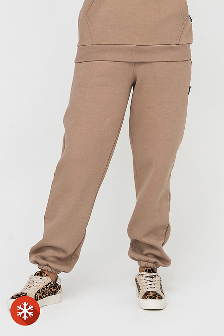 Warm trousers KAMALA. Trousers, pants. Color: beige. #3041404