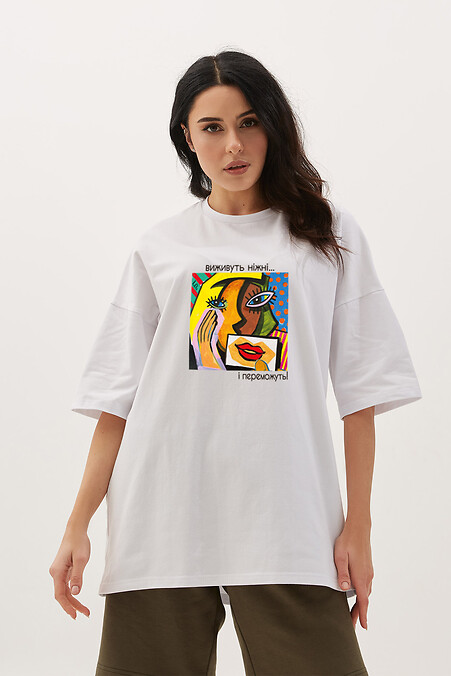 T-Shirt „Tender wird überleben ... und gewinnen!“. T-Shirts. Farbe: weiß. #9000410