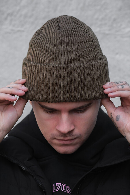 Men's extended beanie hat docker Dominic - #8049414