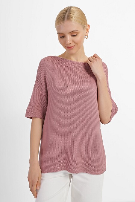 Джемпер жіночій. Кофти і светри. Колір: рожевий. #4038427