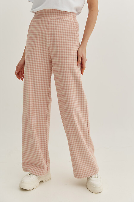 Trousers DELMA. Trousers, pants. Color: pink. #3038428