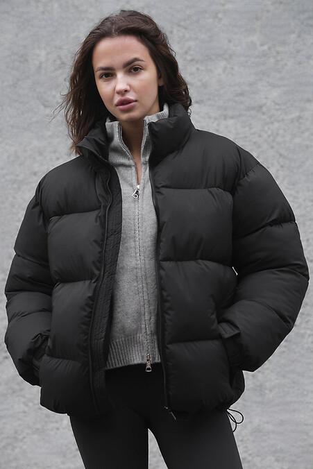 Nest Damen-Stepp-Daunenjacke ohne Kapuze - #8049429