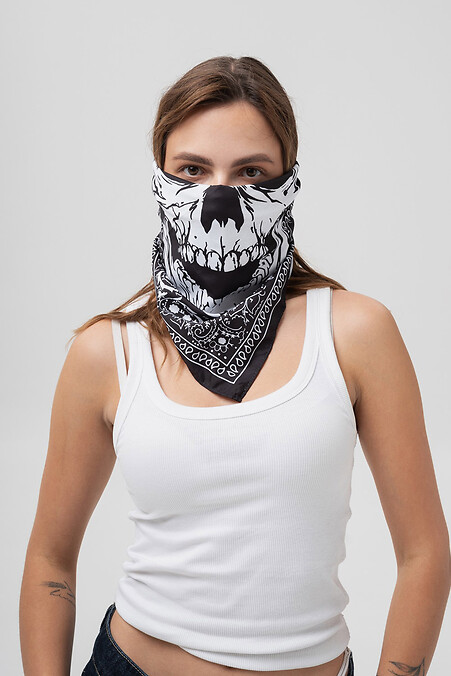 Women's Cotton Bandana Scarf Without Roger Black - #8056429
