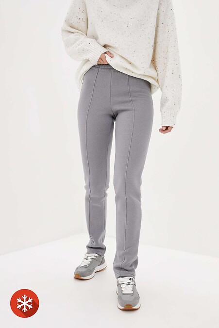 Trousers AMITA. Trousers, pants. Color: gray. #3039434