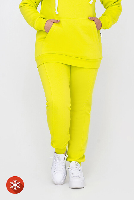 Insulated trousers RIDE-1. Trousers, pants. Color: yellow. #3041438