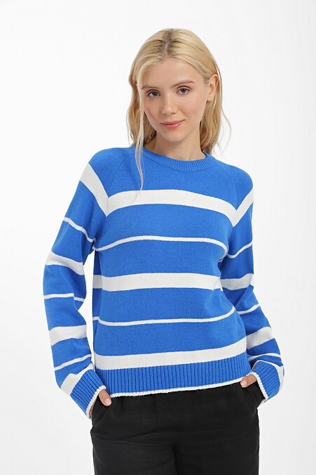Sweter damski. Kurtki i swetry. Kolor: niebieski. #4038438