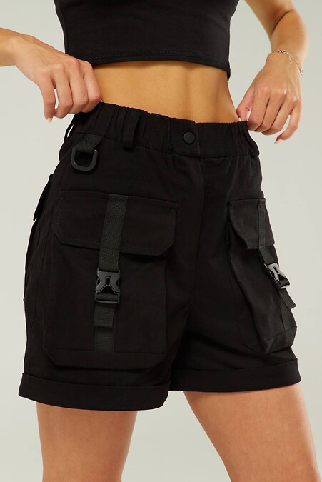 Kitana Cotton Cargo Shorts - #8037443