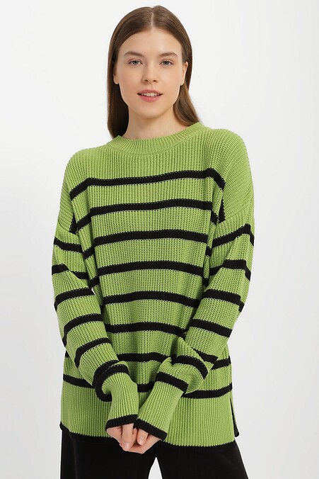 Damenpullover. Jacken und Pullover. Farbe: grün. #4038455