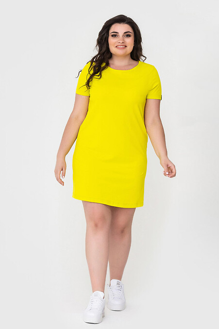 CIEPŁA sukienka. Sukienki. Kolor: żółty. #3040463