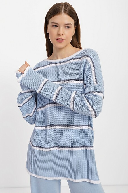 Sweter damski. Kurtki i swetry. Kolor: niebieski. #4038464