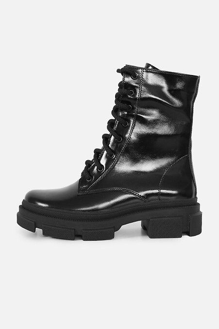Demi-season high boots. Boots. Color: black. #4205465