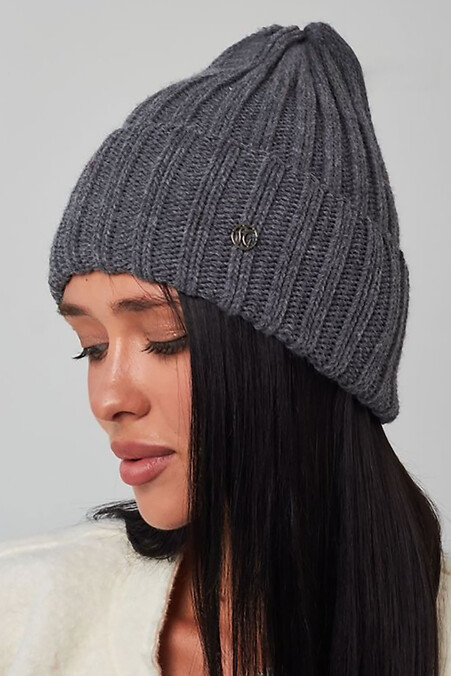 Жіноча шапка SAGO LUSH сірого кольору - #4496470