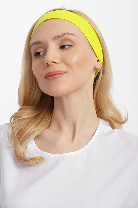 Headband. Hats. Color: yellow. #3040477