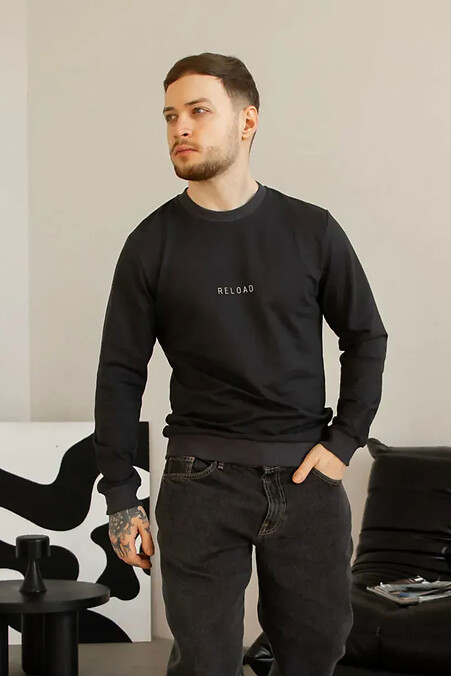 Чоловічий світшот Prime графітового кольору - #8031477